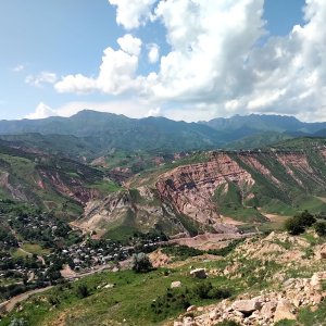 Former uranium mining site of Mailuu-Suu (Kyrgyzstan). Picture: IAF-Radioökologie GmbH